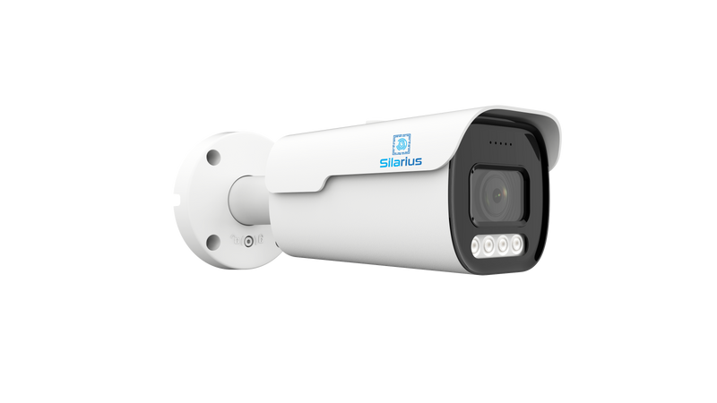 Silarius Pro Series SIL-B5MP28AU AI 5MP Bullet Camera w/ 2.8mm Lens and Audio (NDAA Compliant)