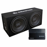 Memphis Audio SE210 Dual 10" Loaded SE Enclosure With SE2000.1DF 500 Watt Amplifier