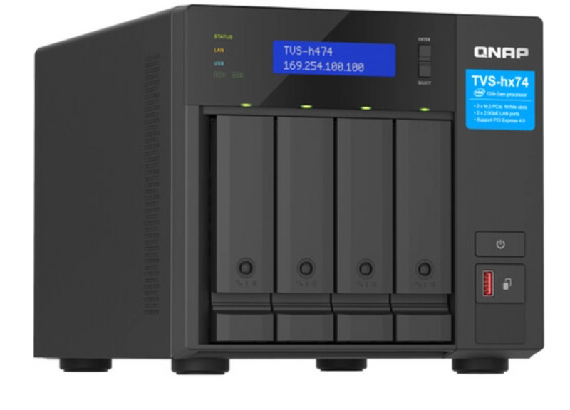 QNAP TVS-H474-PT-8G-US 4-Bay NAS Enclosure