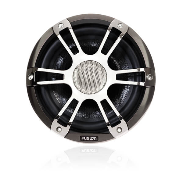 Fusion® 010-02433-11 Signature Series 3 7.7" 280 Watt Coaxial Sports Chrome Marine Speakers (Pair) with CRGBW LED Lighting