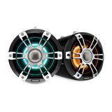 Fusion® 010-02438-00 Signature Series 3 6.5" 230 Watt Sports Chrome Marine Wake Tower Speakers (Pair) with CRGBW