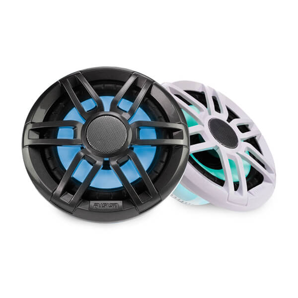 Fusion® 010-02196-20 XS Series 6.5" 200-Watt Sports Marine Speakers (Pair) with RGB LED Lighting