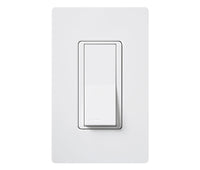 Lutron CA-4PSNL-WH Diva Dual-Voltage 4-Way Switch With Nightlight - (White | Gloss)