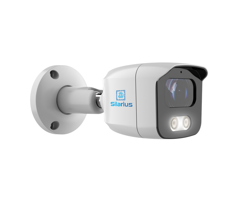 Silarius Pro Series SIL-SB8MP28AU 8MP 4K Mini Bullet Camera w/ 2.8mm lens and built-in Audio (NDAA Compliant)