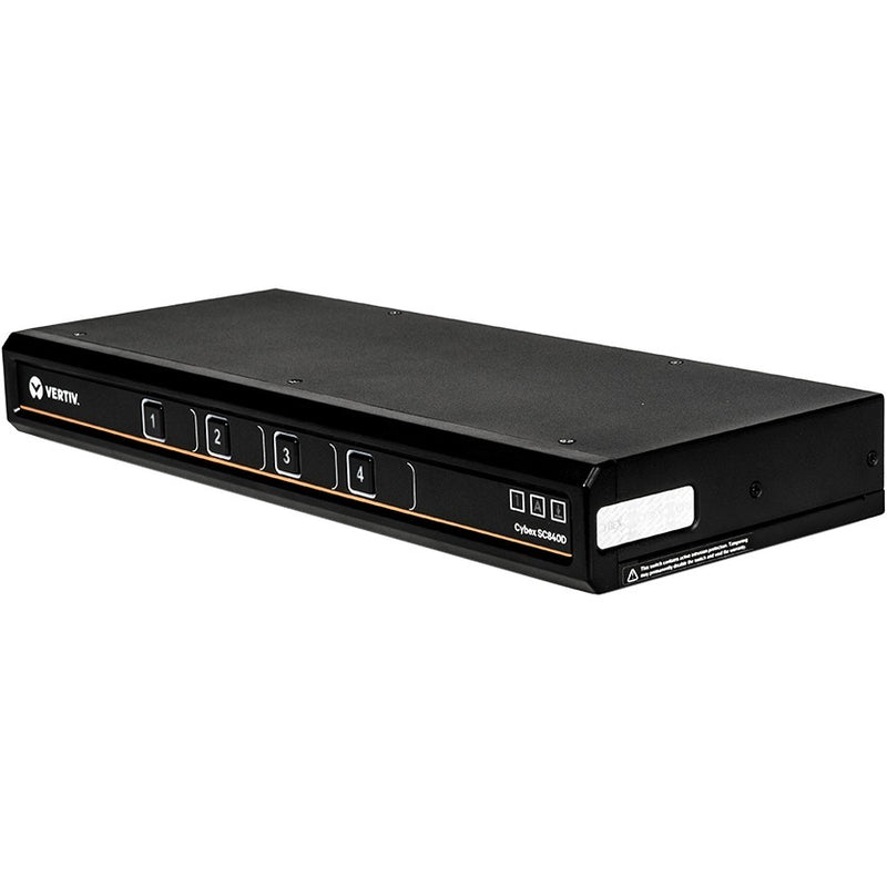 Vertiv SC845D-001 Cybex SC800 Secure KVM | 4 Port | Secure Desktop KVM Switch