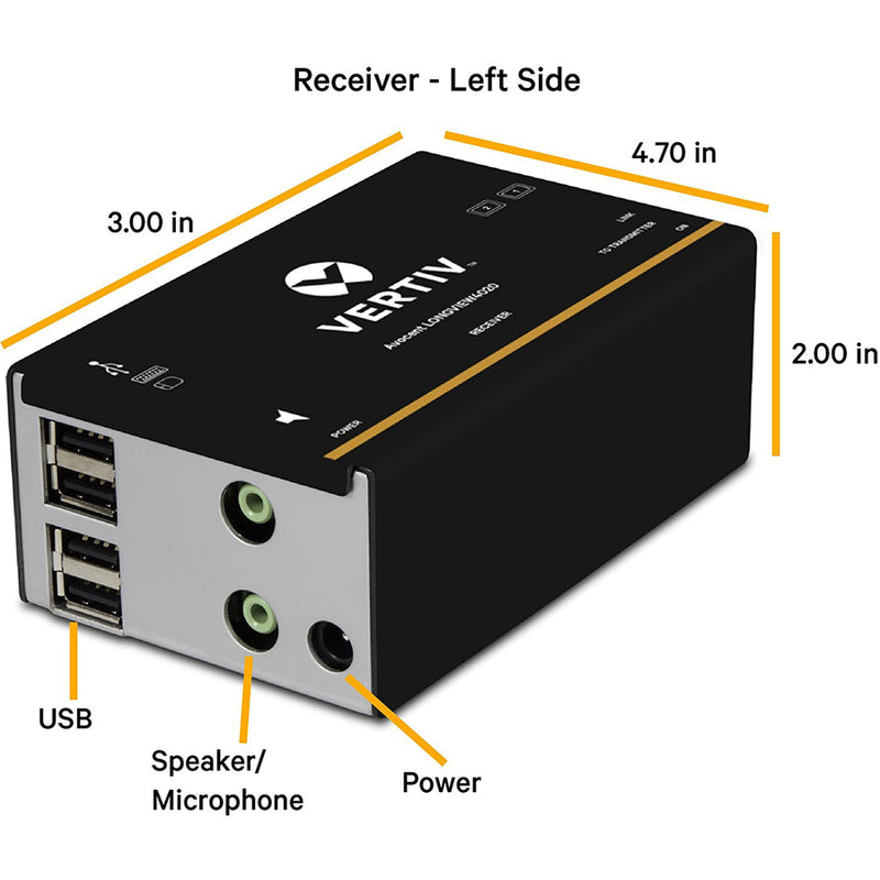 Vertiv LV4010P-001 Avocent LV 4000 Series High Quality KVM Extender Kit with Receiver & Transmitter