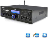 Pyle PDA6BU 200-Watt Bluetooth® Stereo Amp Receiver with USB & SD™ Card Readers