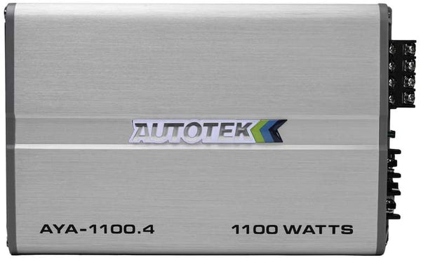 IN STOCK! Autotek AYA-1100.4 Alloy Series 1,100-Watt 4-Channel Class AB Amp