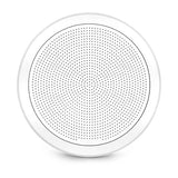 Fusion® FM Series 010-02300-00 7.7" 200-Watt Round White Flush Mount Marine Speakers (Pair)