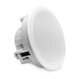 Fusion® 010-02299-00 FM 6.5" 120-Watt Round White Flush Mount Marine Speakers