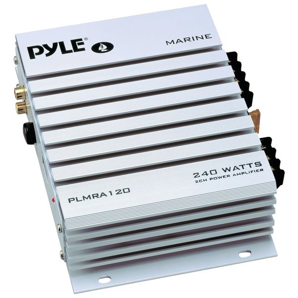 Pyle PLMRA120 Hydra Series Waterproof 240-Watt 2-Channel Marine Class AB Amp