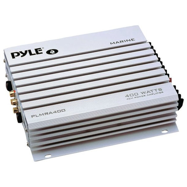 Pyle PLMRA400 Elite Series Waterproof 400-Watt 4-Channel Marine Class AB Amp