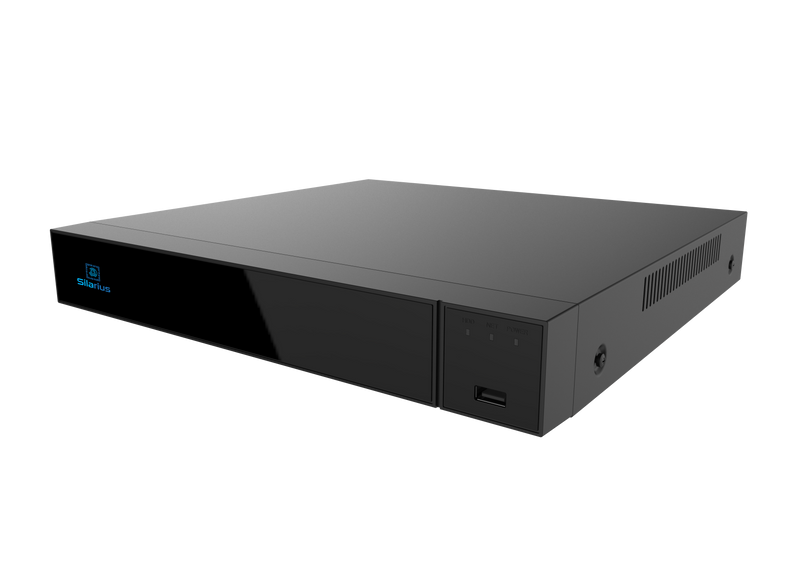 Silarius Pro Series SIL-NVR16CHPOE6 25CH total, 16-Channels 4K POE NVR Gigabit, NVR, 6TB HDD