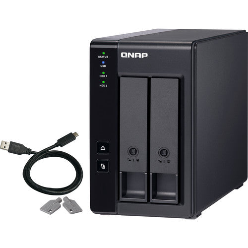 QNAP TR-002-US 2-Bay USB 3.1 GEN 2 RAID Expansion Enclosure