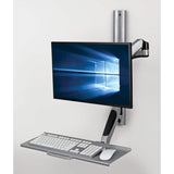Tripp Lite WWSS1327RWTC Single-Display Sit-Stand Wall-Mount Workstation with Thi