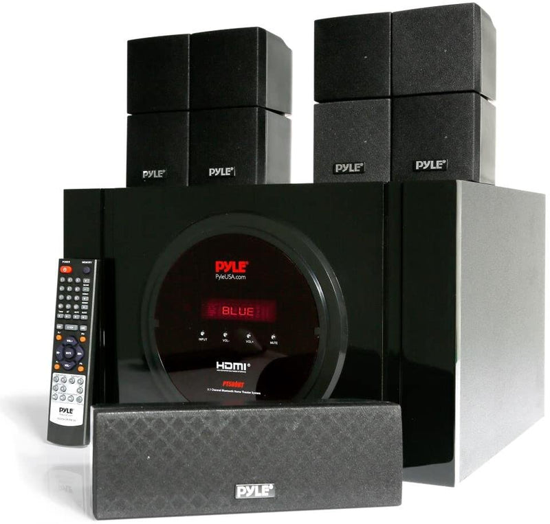 Pyle PT589BT 5.1-Channel Bluetooth® Receiver and Surround Sound Speaker System