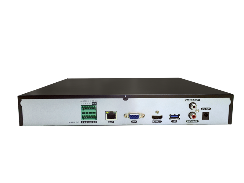 Silarius Pro Series SIL-NVRAI16 36-Channels 4K AI NVR Gigabit 12MP Face Recognition, Face comparison, NVR, No HDD