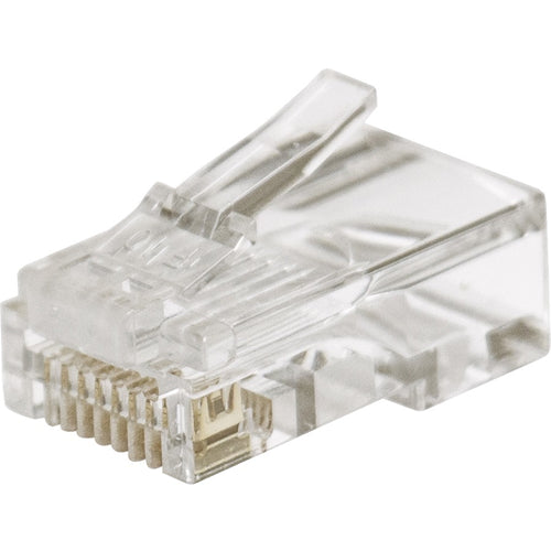 W Box Technologies 0E-CAT5RJ45J CAT 5E Pass-Through RJ45 CONNECTORS, 100-PACK