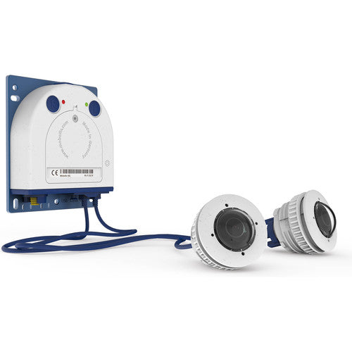 MOBOTIX MX-S16B-S2 DualFlex 6MP Outdoor Network Camera w/ 2 B016 Day Sensor Modu