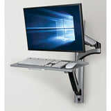 Tripp Lite WWSS1327RWTC Single-Display Sit-Stand Wall-Mount Workstation with Thi