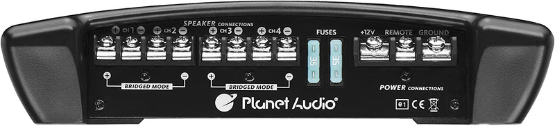 Planet Audio TR2400.4 Torque Series 4CH Full-Range Class AB Amp (2,400 Watts)