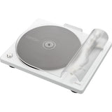 DENON DP-400 WHITE HI-FI TURNTABLE WITH SPEED AUTO SENSOR