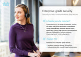 Cisco 730 Wireless Headset (Platinum)
