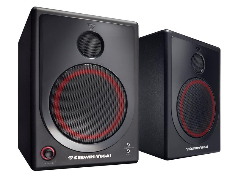 Cerwin-Vega XD5 XD-5 - 5" Active Desktop Monitor System (Pair) ***Open-Box***