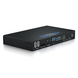 Blustream IP200UHD-RX IP Multicast HDMI UHD Video KVM over 1GB Network Receiver with Bi-directional IR / RS-232 & USB