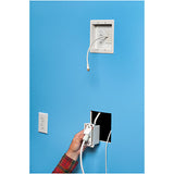 Arlington™ TVBRA2K TV BRIDGE™ II Kit Power/Low-Voltage (Two-Gang Boxes | White)