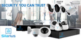 Silarius Essential SIL-KIT8MP4D4B8CHPOE NVR System Kit - Professional+ Grade -16CH total with 8CH POE NVR + (4) 8MP turret eyeball Cameras + (4) 8MP Mini Bullet Cameras and WD 2TB HDD