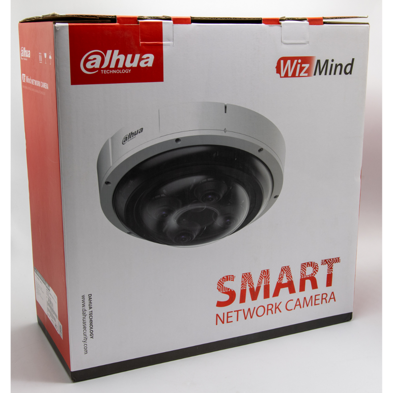 Dahua DH-IPC-PDBW82041-B360-S2 WizMind Series 4x5MP x 4 Flexible Multisensor IP Camera, 2.8-12mm Motorized Lens, White