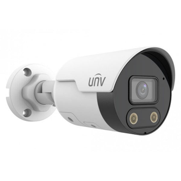 Uniview IPC2128SB-ADF28KMC-I0 8 Megapixel HD Fixed Active Deterrence Bullet Network Camera with 2.8mm Lens