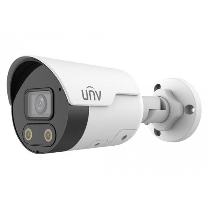 Uniview IPC2124SB-ADF40KMC-I0 4 Megapixel HD Light and Audible Warning Fixed Bullet Network Camera with 4mm Lens