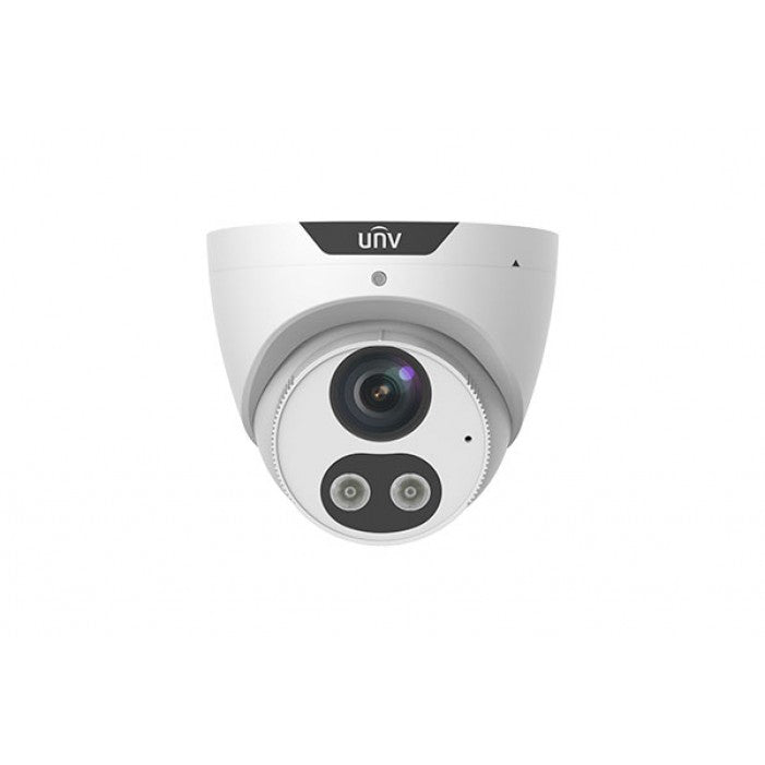 Uniview IPC3614SB-ADF28KMC-I0 4 Megapixel HD Light and Audible Warning Network Eyeball Camera with 2.8mm Lens