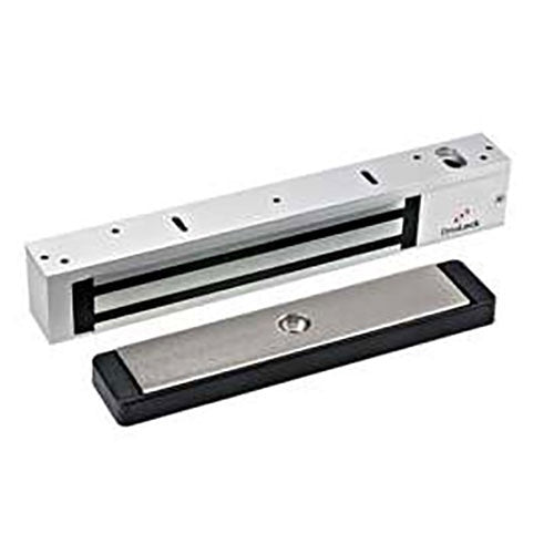 DynaLock 2280-DSM 2280 Series Single SlimLine Electromagnetic Lock for Outswing Door with DSM, Satin Aluminum