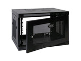 Tripp Lite SRW9U 9U Wall Mount Rack Enclosure Server Cabinet w/ Door & Side Panels