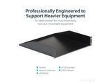 StarTech.com CABSHELFHD HEAVY DUTY 2U Fixed Sever Rack Mount Shelf - 56kg (125lbs)