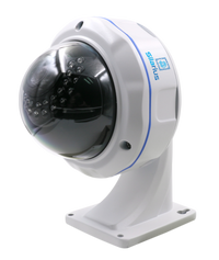 Silarius SIL-VD8MPAI 8MP AI Varifocal Dome IP Security Camera 2.8-12mm Manual Zoom Lens with Bracket