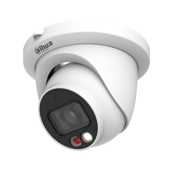 Dahua N82DJS2 Lite Series VU-MORE Color 8MP IR Turret IP Camera, 2.8 mm Fixed Lens, White