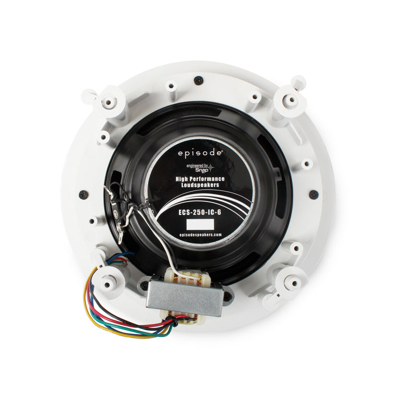 Episode ECS-250-IC-6 250 Commercial Series 25/70-Volt Two-Way In-Ceiling Speaker with 6-1/2" Woofer (Each)