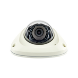 Hanwha QNV-6024RM Wisenet Q-Series 2MP IR Mobile Vandal Flat Camera, 3.6mm Fixed Lens, Ivory