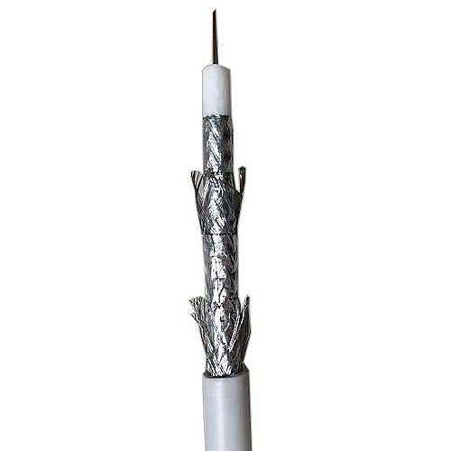 ADI PRO RN-7001501 RG6 Quad-Shielded CATV Cable, 60% AL 40% AL Braid, 18/1 CCS, Non-Plenum, 500' (152.4m) Pull Box, White