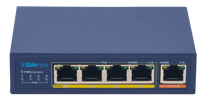 Silarius SIL-SWPP4P65 5-Port Gigabit PoE-Powered Network Switch 65W PoE Passthrough for IP Cameras