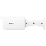 Hanwha ANO-L7012R Wisenet A-Series 4MP IR WDR Bullet IP Camera, 3mm Fixed Lens, White