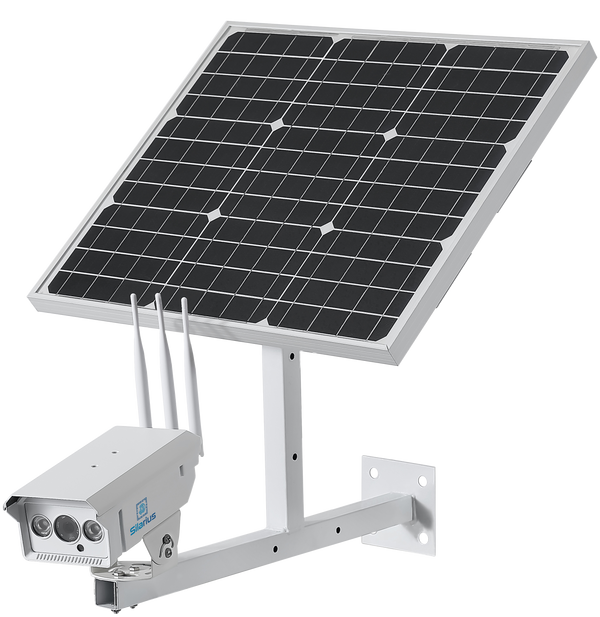 Silarius SIL-SOLARB5MP4G60W40AH Bullet 5MP 3G/4G camera with Solar Panel Power: 60W 40AH app (CamhiPro app)