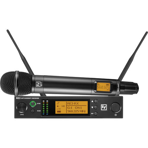 Electro-Voice RE3-ND76-6M Wireless Handheld Microphone System with ND76 Wireless Mic (6M: 653 to 663 MHz)