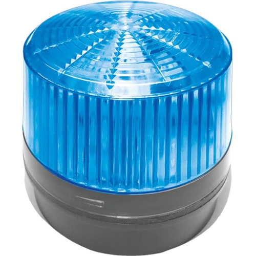 W Box 0E-STROBERPB High Output Rainproof Strobe with Low 108ma Current Draw, Blue