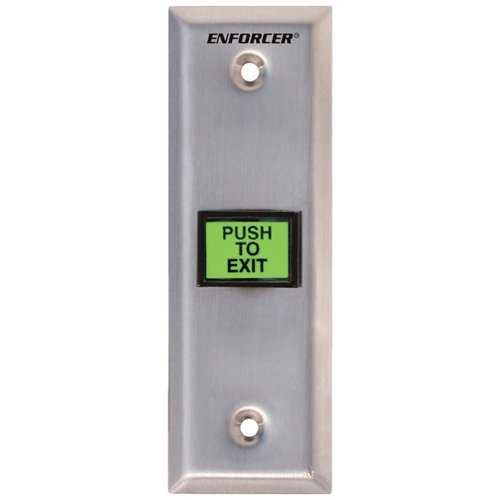 SECO-LARM SD-7103GC-PTQ Slimline LED-Illuminated RTE Wall Plate, Built-in Timer