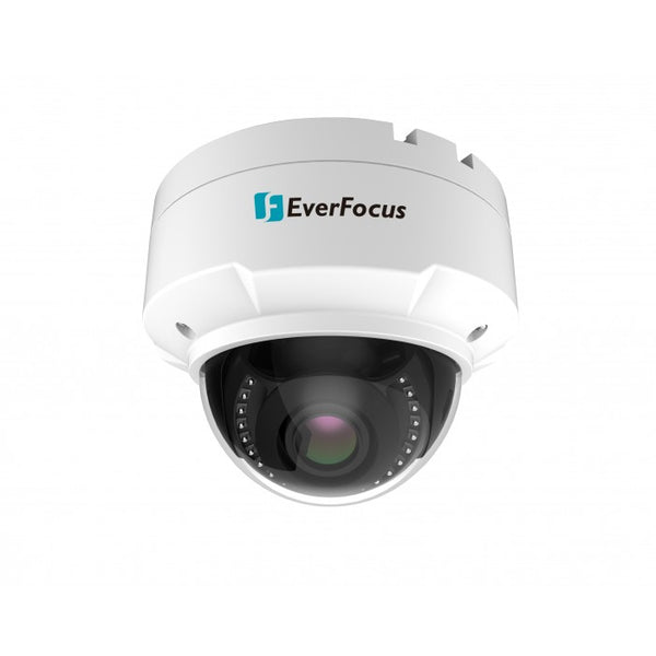 EverFocus EHN2850 8 Megapixel 4K Outdoor IR Dome Network Camera, 3.3-12mm Lens